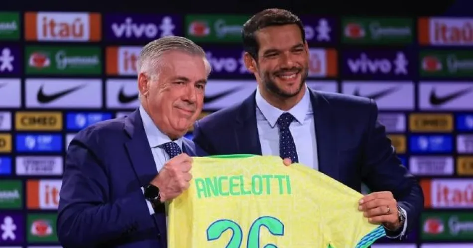 Ancelotti presentado en Brasil
