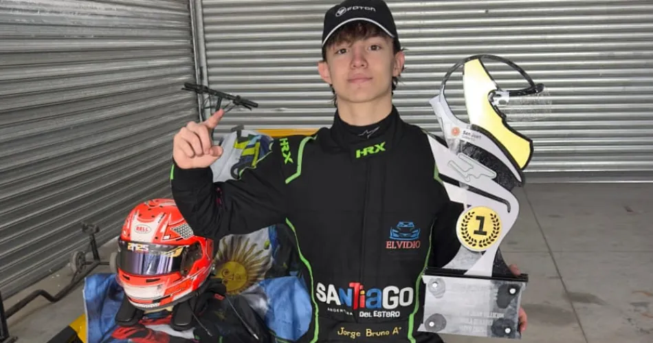 Jorge Bruno ganó de punta a punta en el Villucum