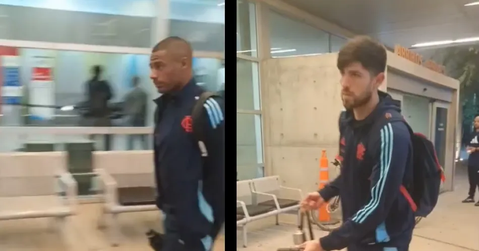 jugadores de Flamengo en Santiago del Estero