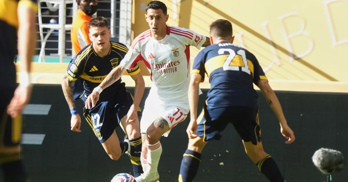 goles Boca Benfica