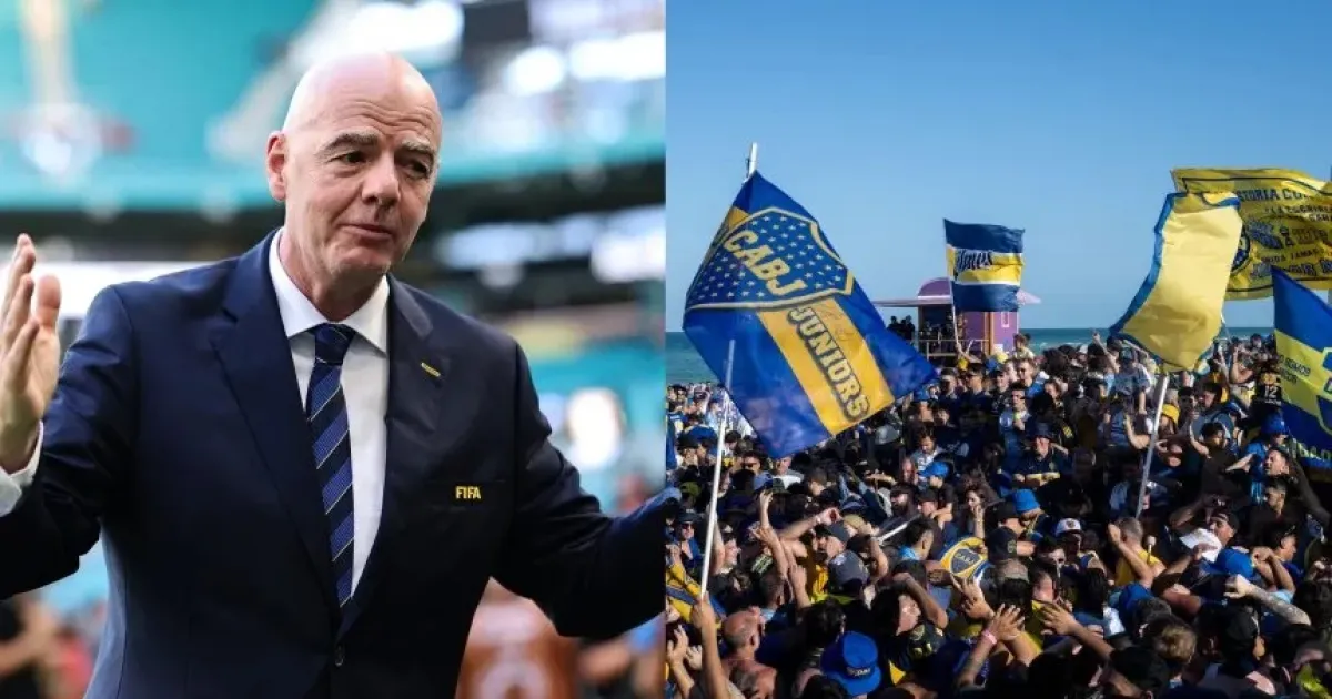 Infantino elogió el banderazo de Boca